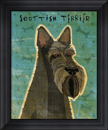 Framed Scottish Terrier Print