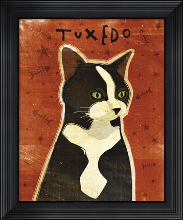 Framed Tuxedo Print
