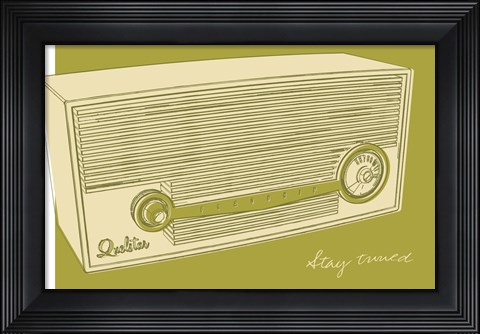 Framed Lunastrella Radio Print