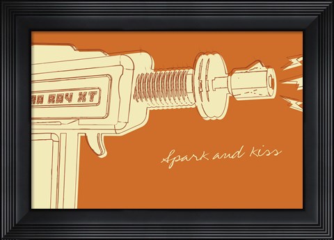 Framed Lunastrella Raygun No. 1 Print