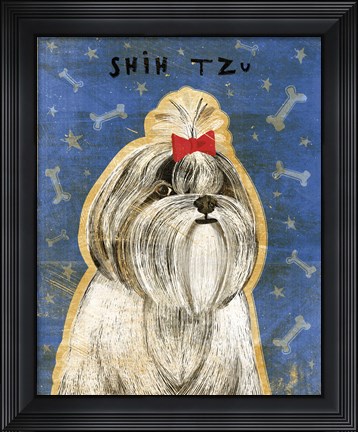 Framed Shih Tzu Print