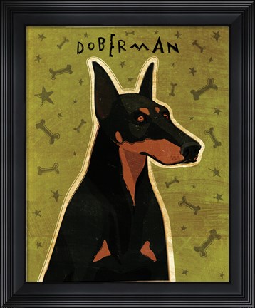Framed Doberman Print