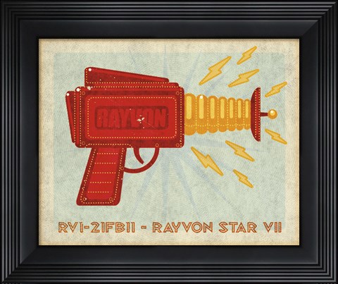 Framed Rayvon Star VII Print