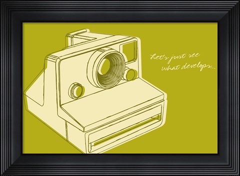 Framed Lunastrella Instant Camera Print