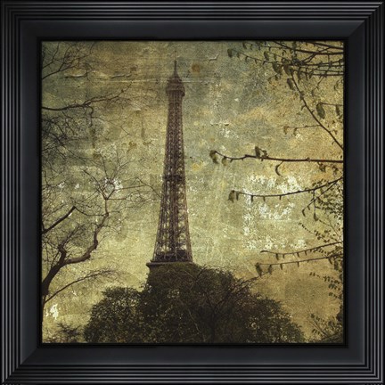 Framed Eiffel Tower Print