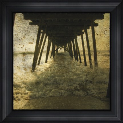Framed Pier Break Print