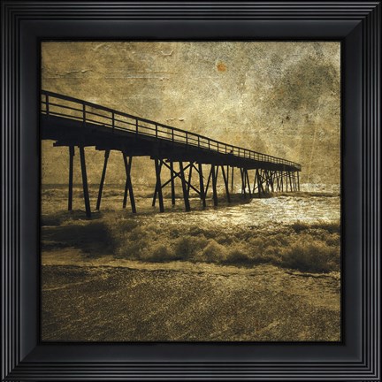 Framed Ocean Pier No. 3 Print