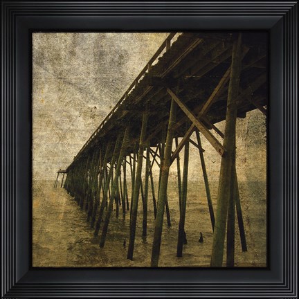 Framed Ocean Pier No. 1 Print