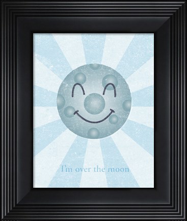 Framed Moon II Print
