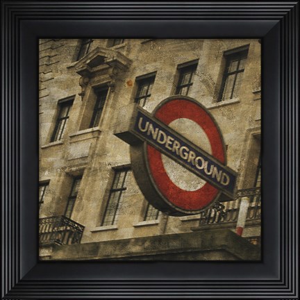 Framed Underground Print