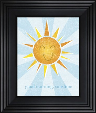 Framed Sunshine II Print