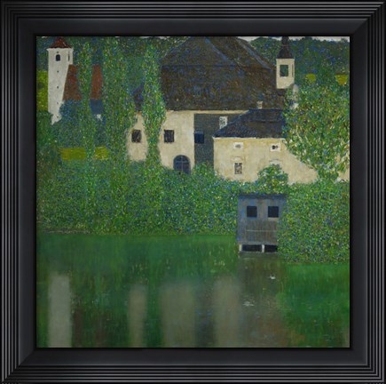 Framed Unterach Manor On The Attersee Lake In Austria,  1915-1916 Print