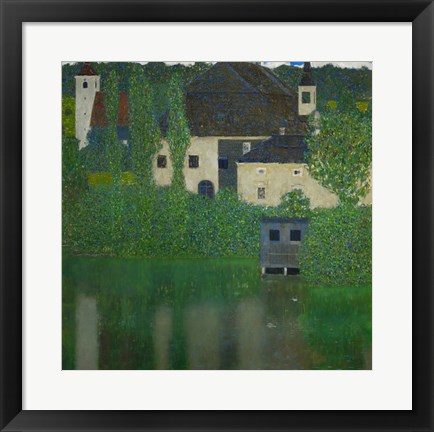 Framed Unterach Manor On The Attersee Lake In Austria,  1915-1916 Print