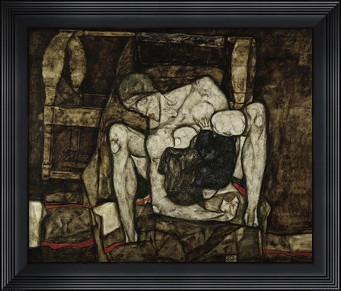Framed Mother, 1914 Print