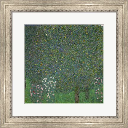 Framed Roses Under The Trees, 1918 Print