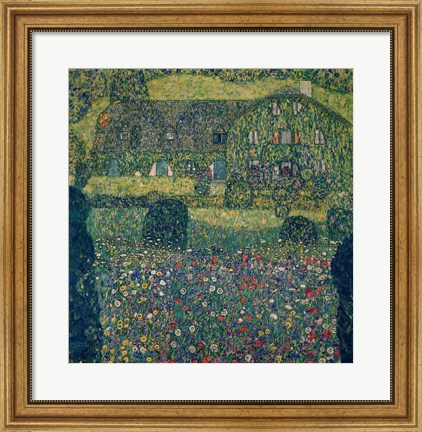 Framed Country House on Attersee Lake, Upper Austria, 1914 Print