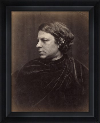 Framed Violinist Joseph Joachim, 1868 Print