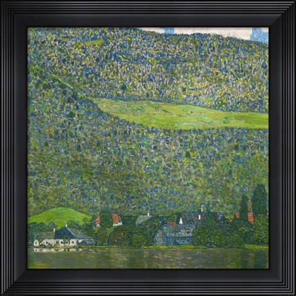 Framed Litzlberg on Lake Attersee, Austria. 1915 Print