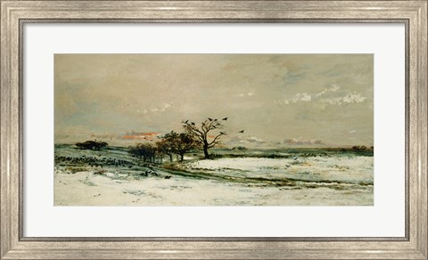 Framed Winter, 1873 Print