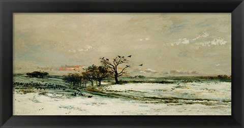 Framed Winter, 1873 Print