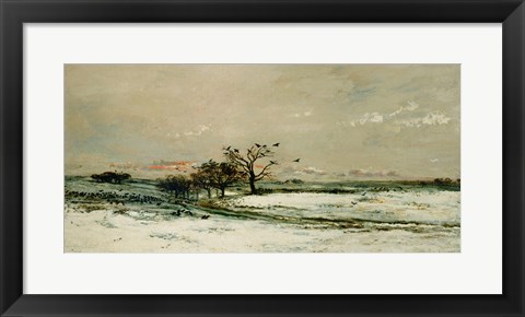 Framed Winter, 1873 Print