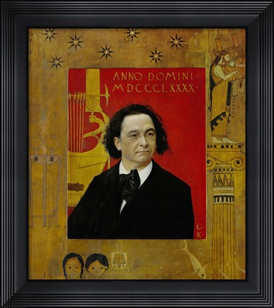 Framed Joseph Pembauer  Pianist And Piano Teacher, 1890 Print