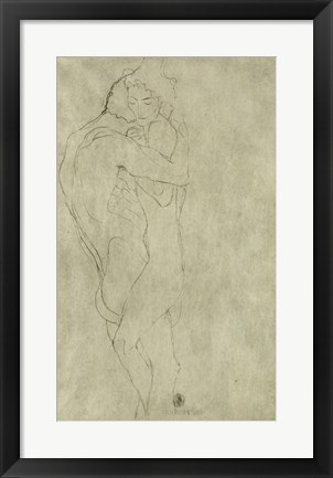 Framed Lovers, 1908 Print