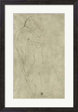Framed Lovers, 1908 Print