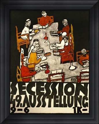 Framed Sezessionsplakat, 1918 Print