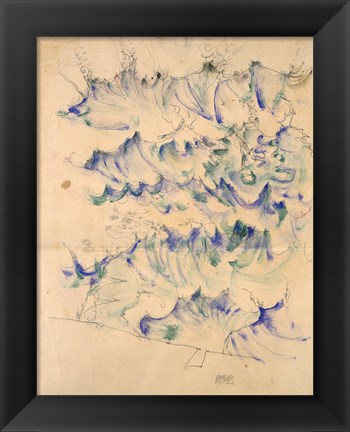 Framed Waves (Les Vagues), 1912 Print