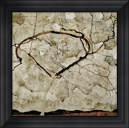 Framed Autumn Tree In Turbulent Air, 1912 Print