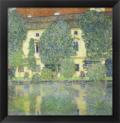 Framed Schloss Kammer Am Attersee Iii (Wasserschloss), 1910 Print