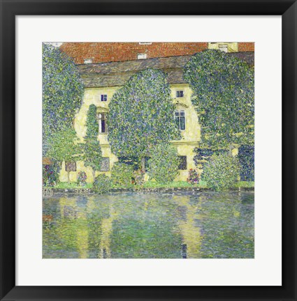 Framed Schloss Kammer Am Attersee Iii (Wasserschloss), 1910 Print