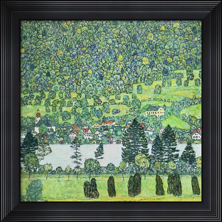 Framed Waldabhang In Unterach Am Attersee, 1917 Print