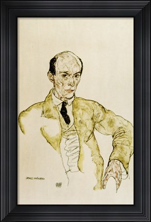 Framed Composer Arnold Schoenberg, 1917 Print