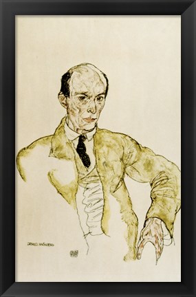 Framed Composer Arnold Schoenberg, 1917 Print