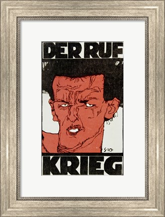 Framed Der Ruf - Krieg, Nov 1912 Print