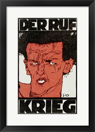 Framed Der Ruf - Krieg, Nov 1912 Print