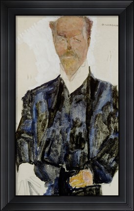 Framed Portrait of Architect Otto Wagner Print
