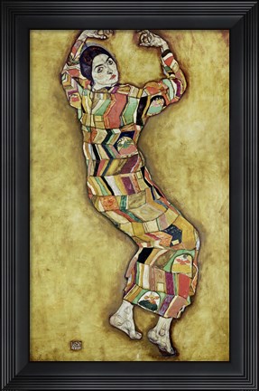 Framed Portrait Friederike Maria Beer, 1914 Print
