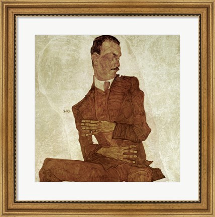 Framed Portrait Arthur Roessler, 1910 Print
