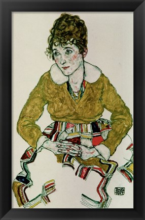 Framed Portrait Of The Artist&#39;s Wife, 1917 Print