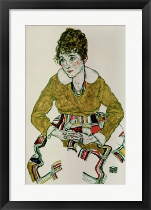 Framed Portrait Of The Artist&#39;s Wife, 1917 Print
