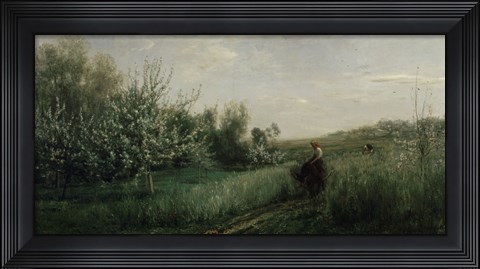 Framed Spring, 1857 Print