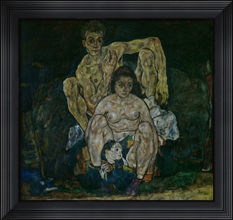 Framed Family, 1918 Print