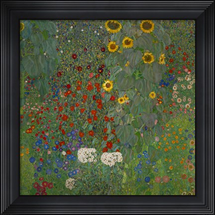 Framed Sunflowers, 1912 Print