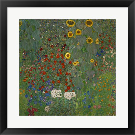 Framed Sunflowers, 1912 Print