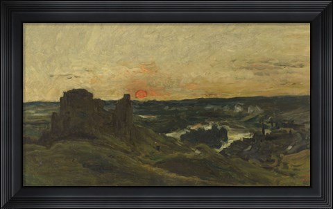 Framed Chateau-Gaillard, Les Andelys (Eure), 1877 Print