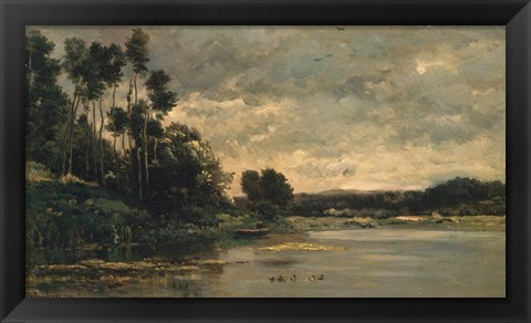 Framed Riverbank Print