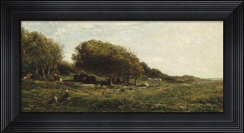 Framed Graves Of Villerville Print